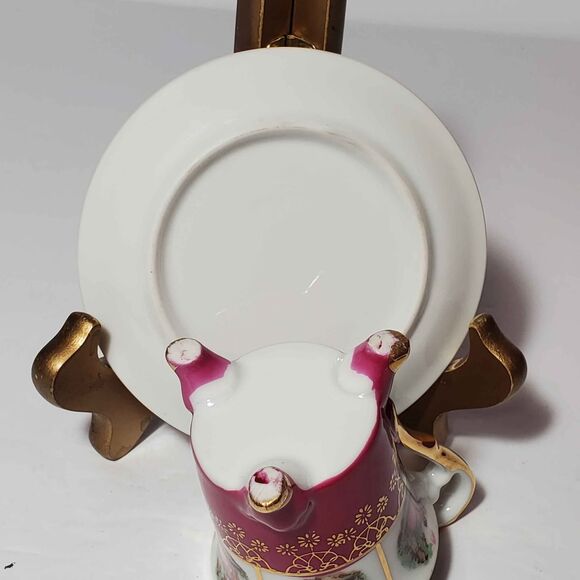 Courting Couple Demitasse (Small) Cup and Saucer - Picture 6 of 9